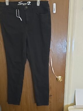 Seven Black Women's High-Rise Skinny Jeans